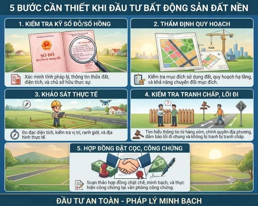 Kinh nghiệm mua đất nền Bến Cầu