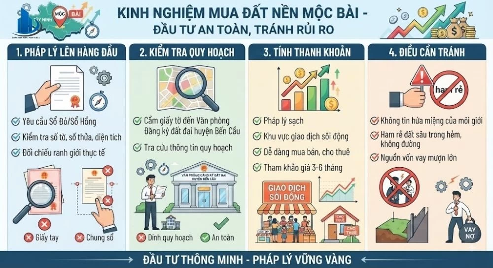 Kinh nghiệm mua đất nền Mộc Bài