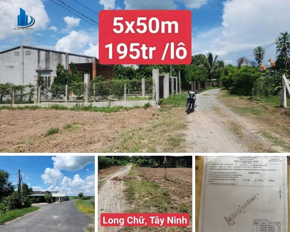 Lô đất 5 - 195 triệu tại Long Phước 