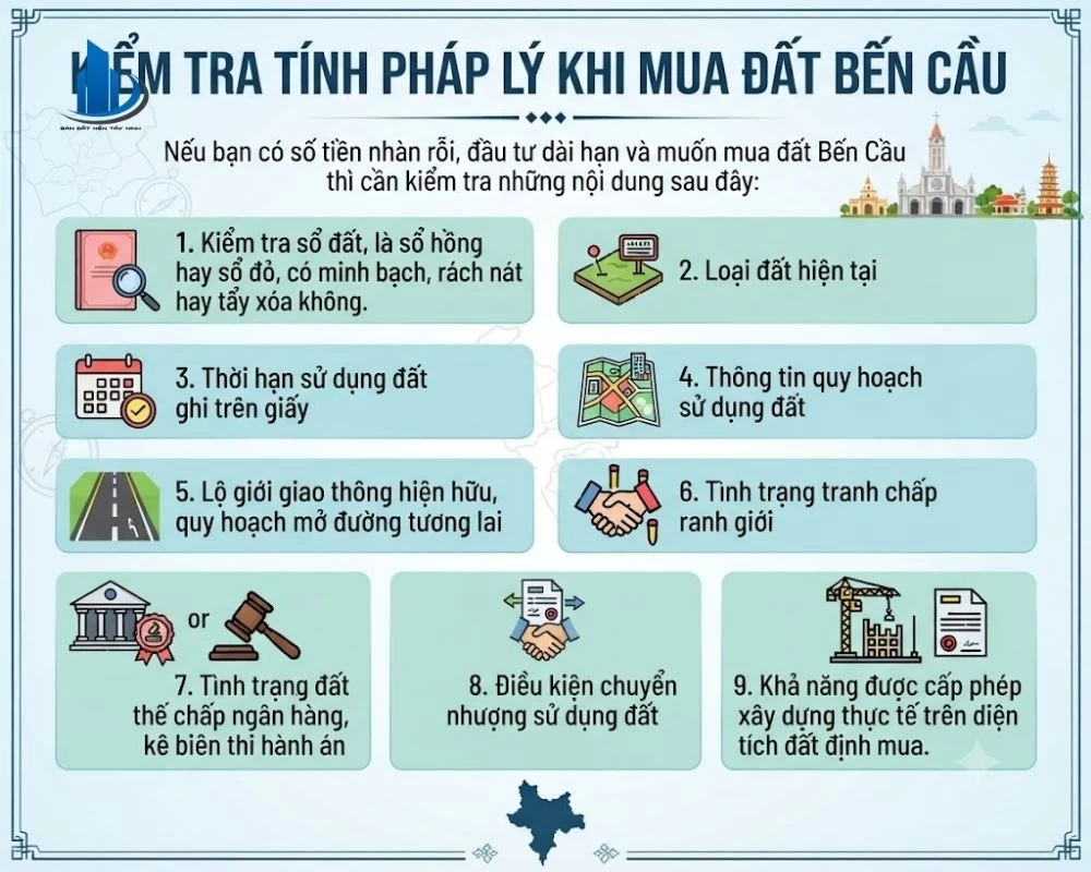 Tính pháp lý khi mua bán bất động sản Bến Cầu