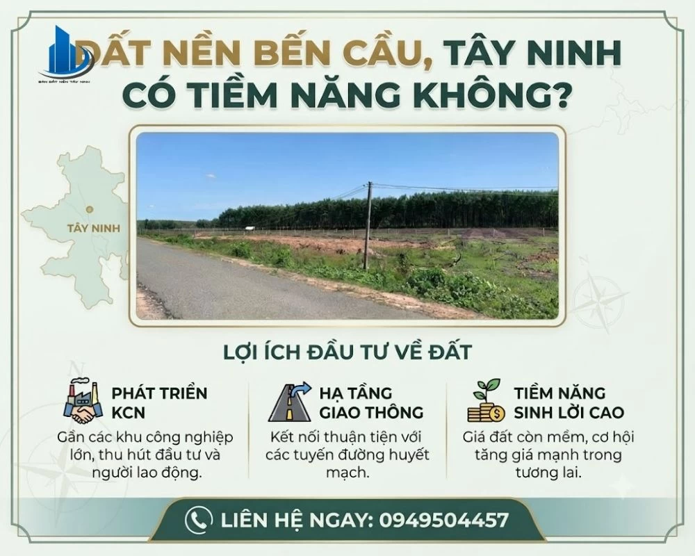 Đất nền Bến Cầu có tiềm năng không